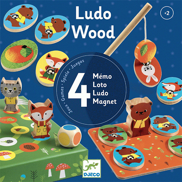 Társasjáték 2-3-4 éveseknek - Djeco Wood DJ1628