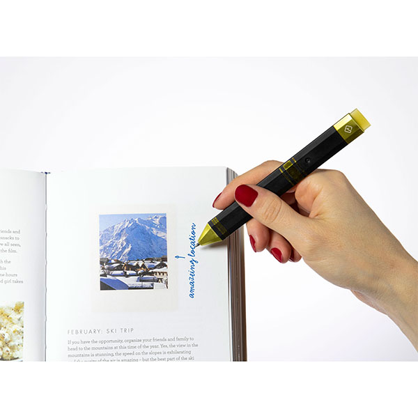 Könyvjelző toll fekete-arany színben