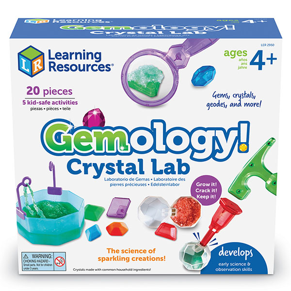 Tudományos játék, kísérletezős eszközök, kristályok