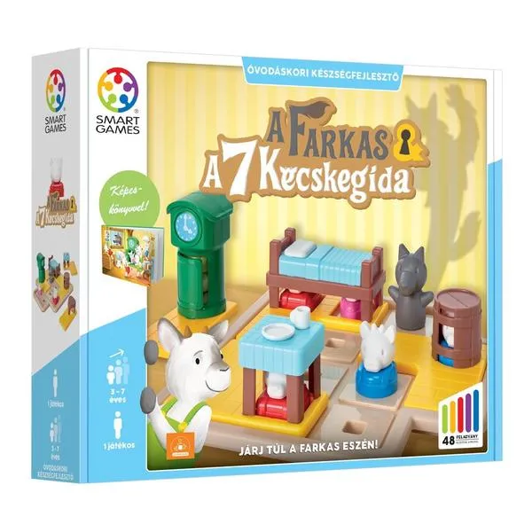 A farkas és a 7 kecskegida - Logikai játék 3 éves kortól